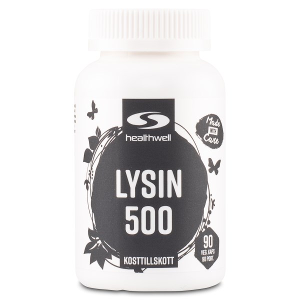 Healthwell Lysin 500 - Kort Datum, 90 kaps