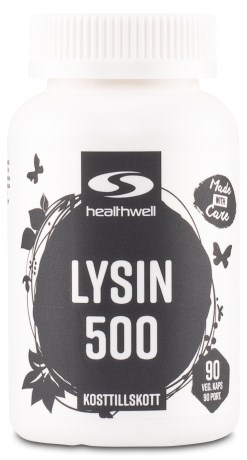 Miniatyrbild Healthwell Lysin 500, 90 kaps
