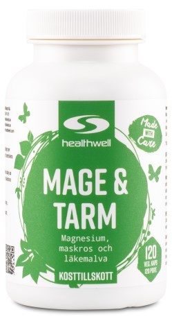 Miniatyrbild Healthwell Mage & Tarm Kapslar, 120 kaps