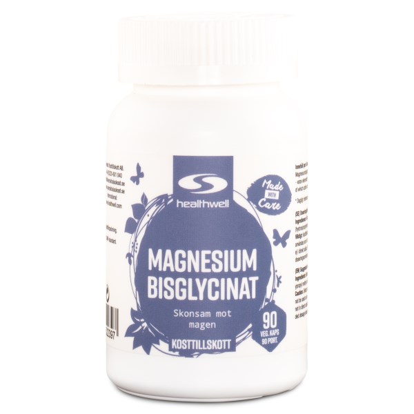 Healthwell Magnesium Bisglycinat, 90 kaps