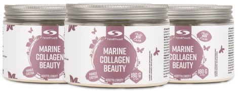Miniatyrbild Healthwell Marine Collagen Beauty, Mango Exotisk, 540 g