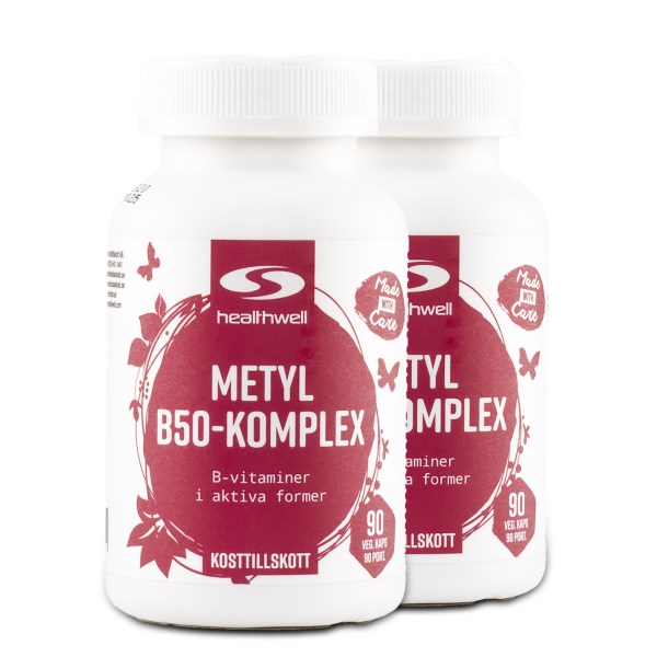 Healthwell Metyl B50-Komplex, 180 kaps