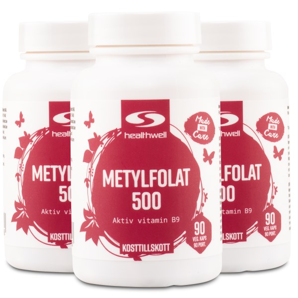 Healthwell Metylfolat 500, 270 kaps