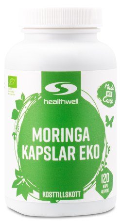 Miniatyrbild Healthwell Moringa Kapslar EKO, 120 kaps