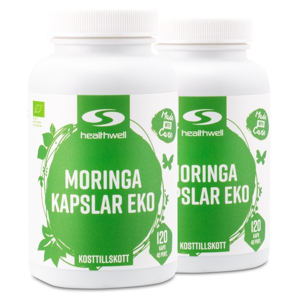 Healthwell Moringa Kapslar EKO, 240 kaps