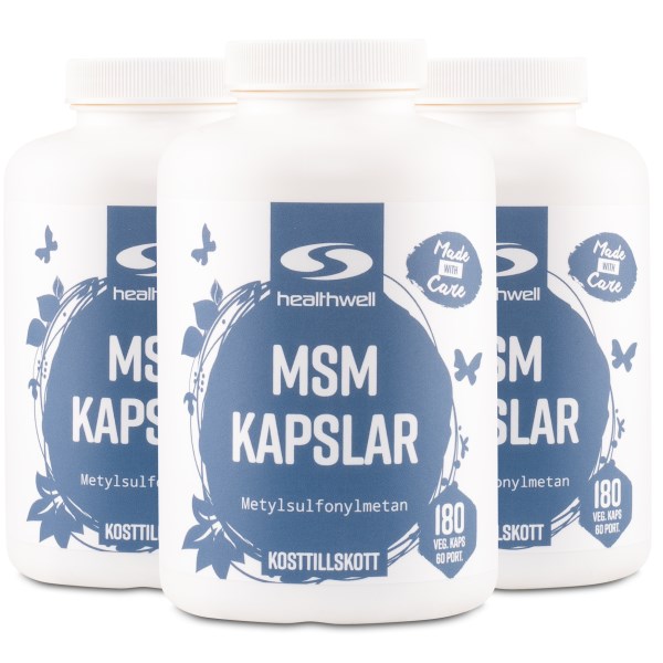 Healthwell MSM Kapslar, 540 kaps