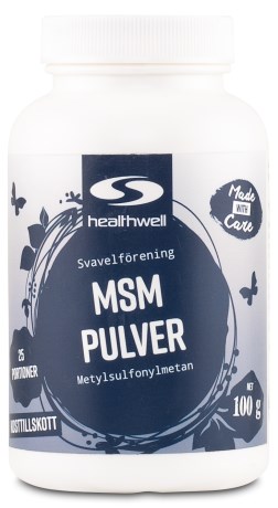 Miniatyrbild Healthwell MSM Pulver, 100 g