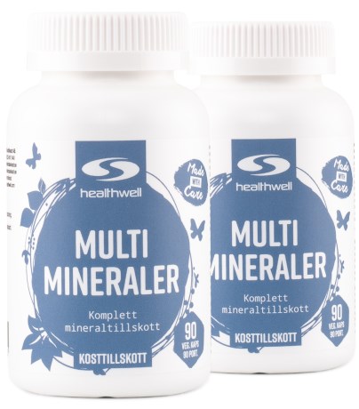 Miniatyrbild Healthwell MultiMineraler, 180 kaps