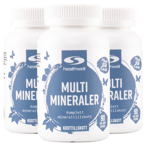 Healthwell MultiMineraler, 270 kaps