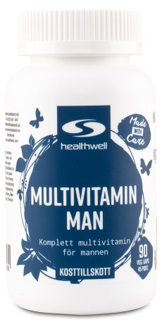 Miniatyrbild Healthwell Multivitamin Man, 90 kaps