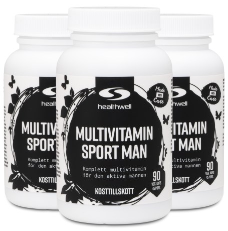 Miniatyrbild Healthwell Multivitamin Sport Man, 270 kaps