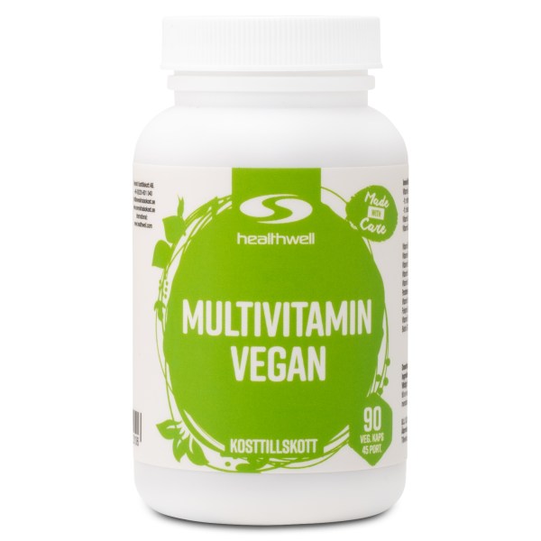 Healthwell Multivitamin Vegan, 90 kaps