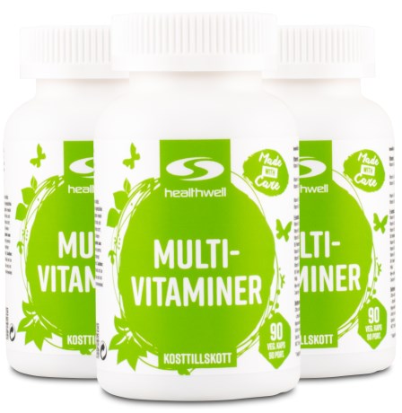 Miniatyrbild Healthwell MultiVitaminer, 270 kaps