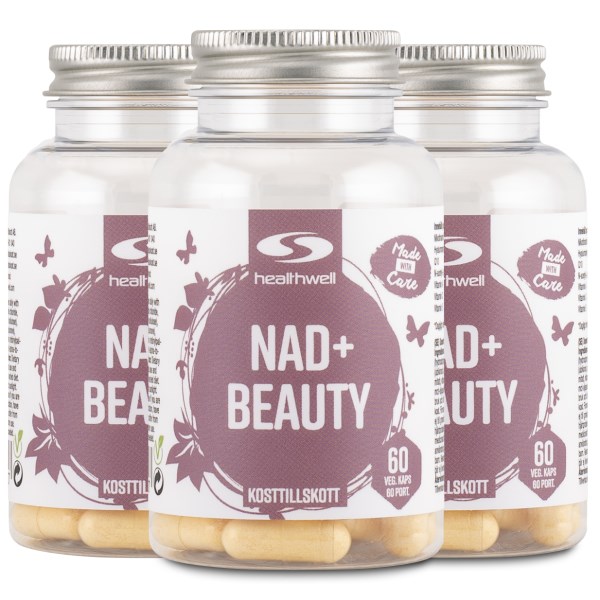 Healthwell NAD+ NAC+ Q10 Beauty, 180 kaps
