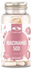 Miniatyrbild Healthwell Niacinamid 500, 90 kaps