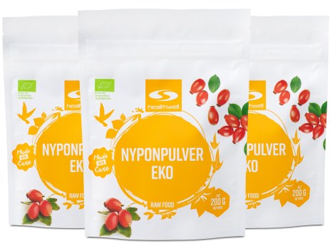 Miniatyrbild Healthwell Nyponpulver EKO, 600 g