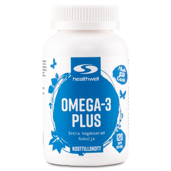 Healthwell Omega-3 Plus, 120 kaps