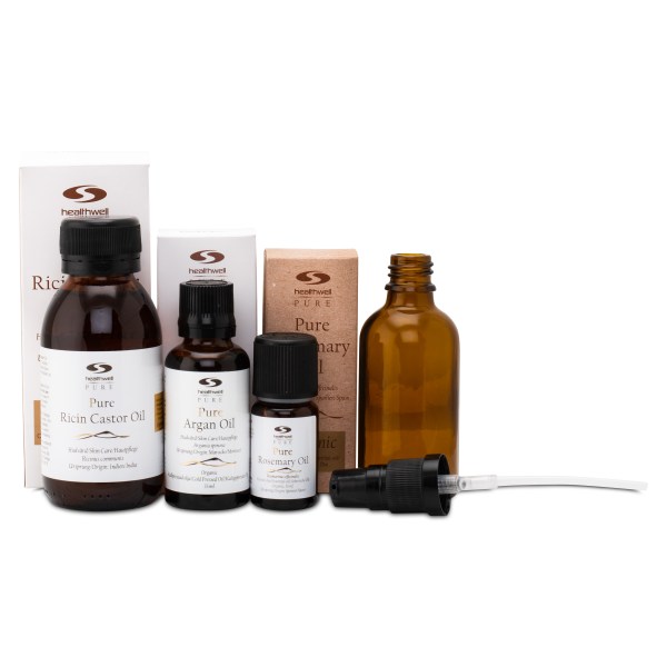 Healthwell PURE Hårolja Kur, Paket