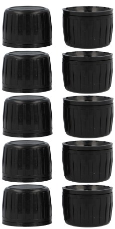 Miniatyrbild Healthwell PURE Kapsyl PET/Glas, 10-pack, Svart