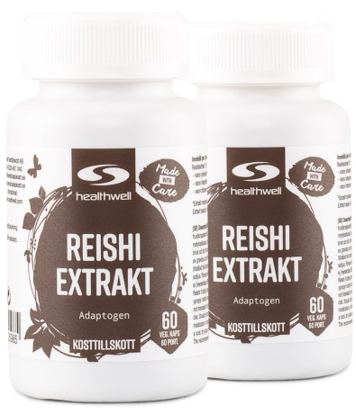 Miniatyrbild Healthwell Reishi Extrakt, 120 kaps