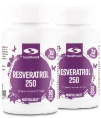 Miniatyrbild Healthwell Resveratrol 250, 120 kaps