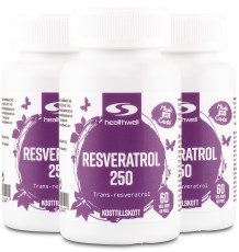 Miniatyrbild Healthwell Resveratrol 250, 180 kaps
