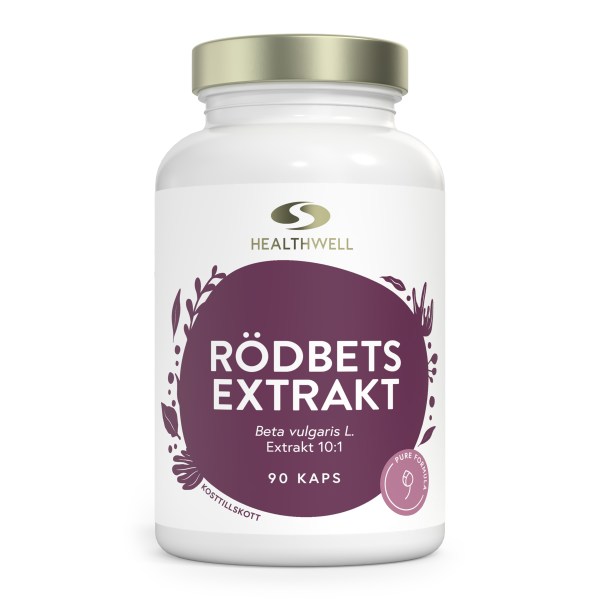 Healthwell Rödbets Extrakt, 90 kaps