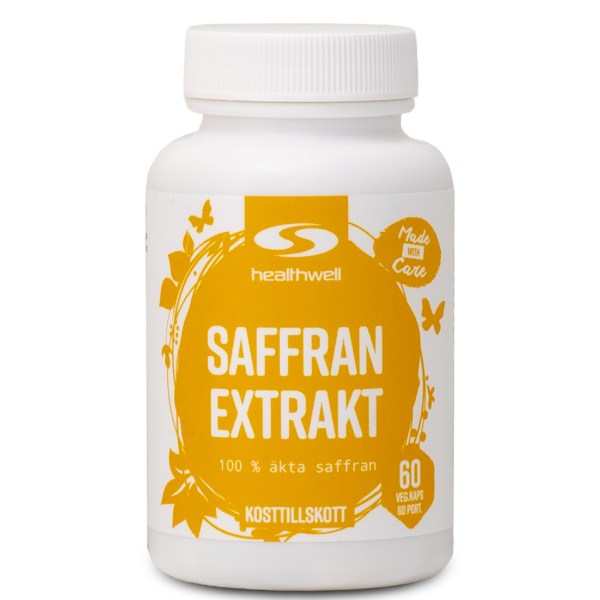 Healthwell Saffran Extrakt, 60 kaps