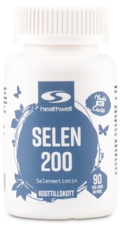 Miniatyrbild Healthwell Selen 200, 90 kaps