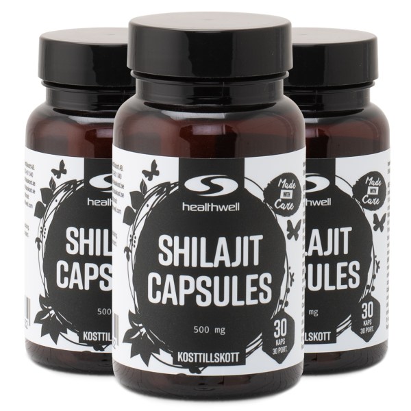 Healthwell Shilajit Kapslar, 90 kaps
