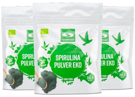 Miniatyrbild Healthwell Spirulina EKO, 600 g