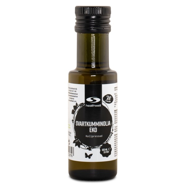 Healthwell Svartkumminolja EKO, 100 ml