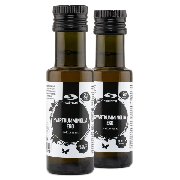 Healthwell Svartkumminolja EKO, 200 ml