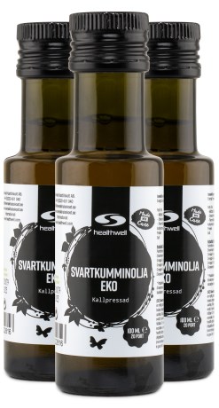 Miniatyrbild Healthwell Svartkumminolja EKO, 300 ml
