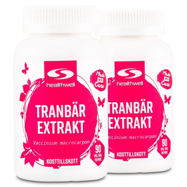 Healthwell Tranbärsextrakt, 180 tabl