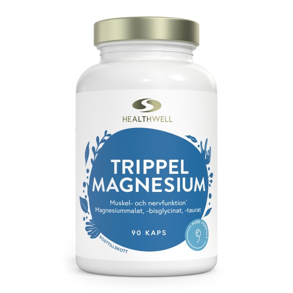 Healthwell Trippel Magnesium, 90 kaps