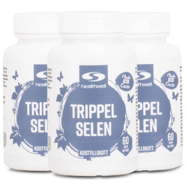 Healthwell Trippel Selen, 180 kaps