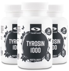 Miniatyrbild Healthwell Tyrosin 1000, 180 tabl