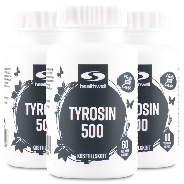 Healthwell Tyrosin 500, 180 kaps