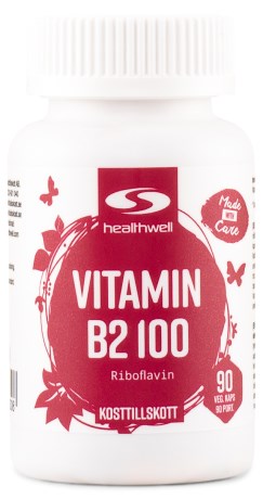 Miniatyrbild Healthwell Vitamin B2 100, 90 kaps
