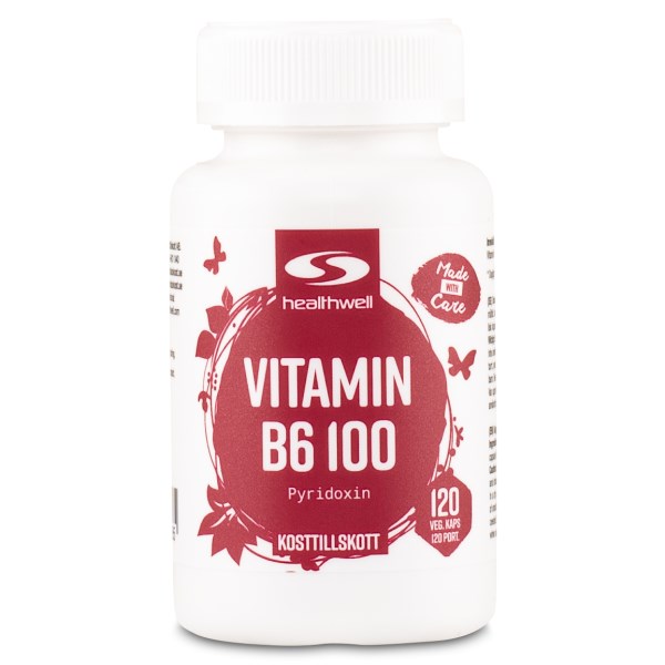 Healthwell Vitamin B6 100, 120 kaps