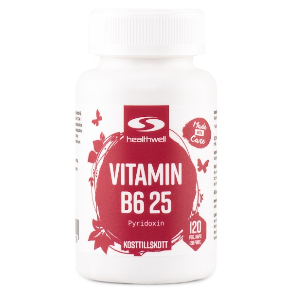 Healthwell Vitamin B6 25, 120 kaps