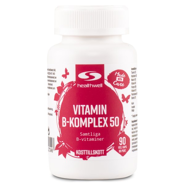 Healthwell Vitamin B-Komplex 50, 90 kaps