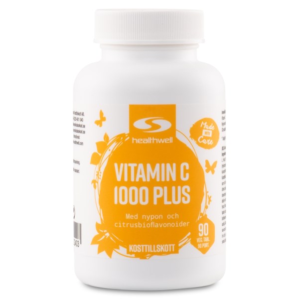 Healthwell Vitamin C 1000 Plus, 90 tabl