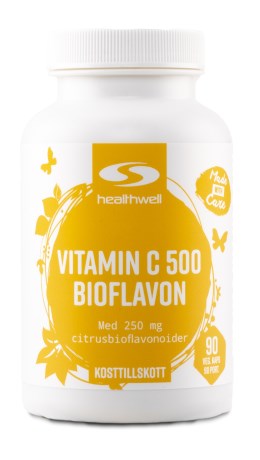 Miniatyrbild Healthwell Vitamin C Bioflavon, 90 kaps