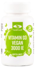 Healthwell Vitamin D3 Vegan 3000 IE
