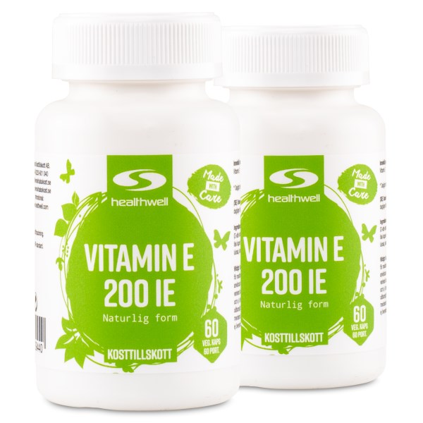 Healthwell Vitamin E 200 IE, 120 kaps