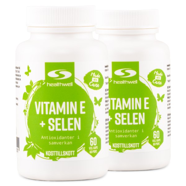 Healthwell Vitamin E+Selen, 120 kaps
