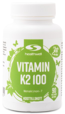Miniatyrbild Healthwell Vitamin K2 100, 90 kaps