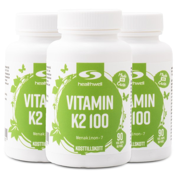 Healthwell Vitamin K2 100, 270 kaps